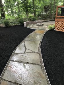 new backyard landscaping in Moorestown 