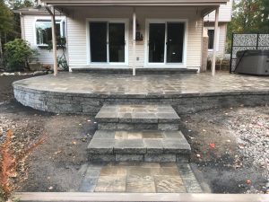 New Patio and Retaining Wall in Medford, NJ